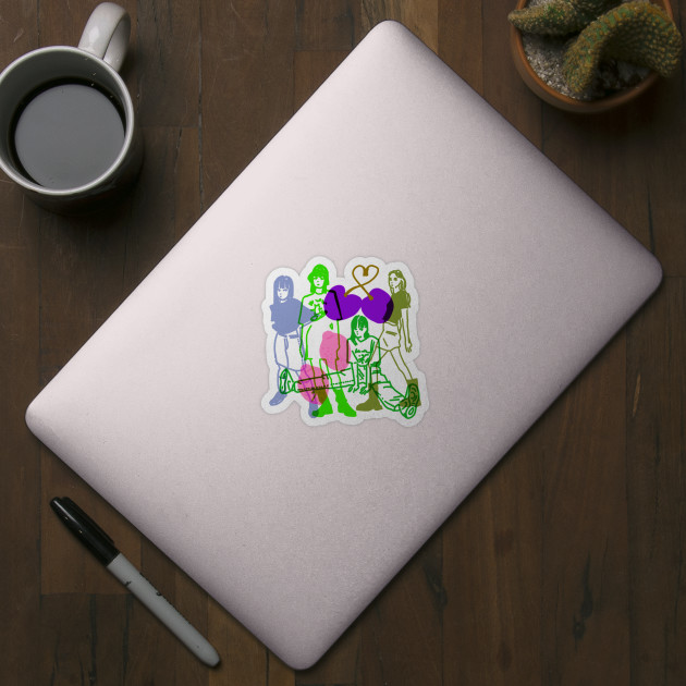 Cherry Gals 2 Cherry Girls Sticker TeePublic